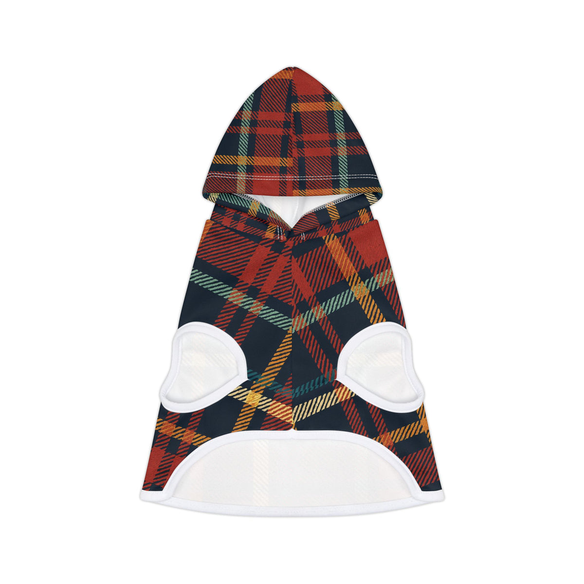 Plaid Pet Hoodie